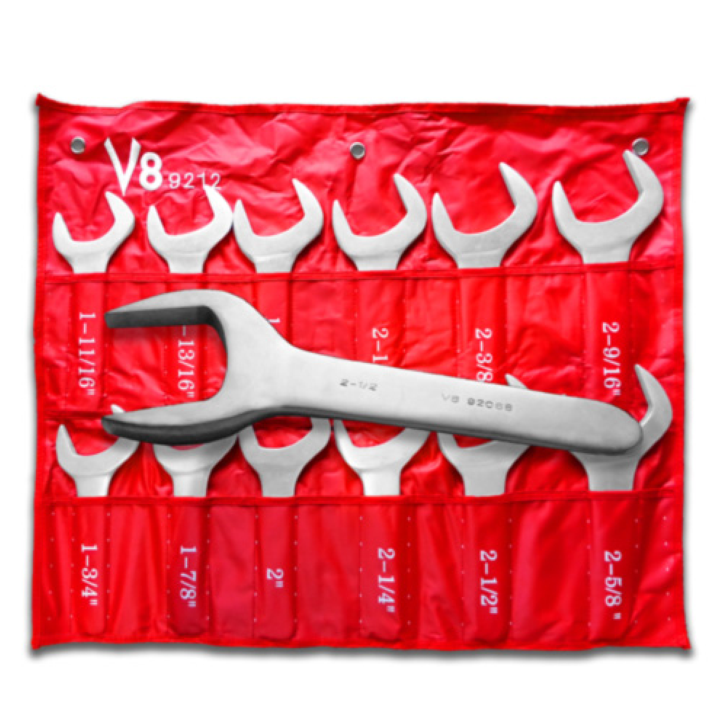 V8 Tools 9212 12 Piece Jumbo Service Wrench Set — 1SourceTool