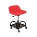 Whiteside 48005 Adjustable Height Red Heavy Duty Padded Shop Seat