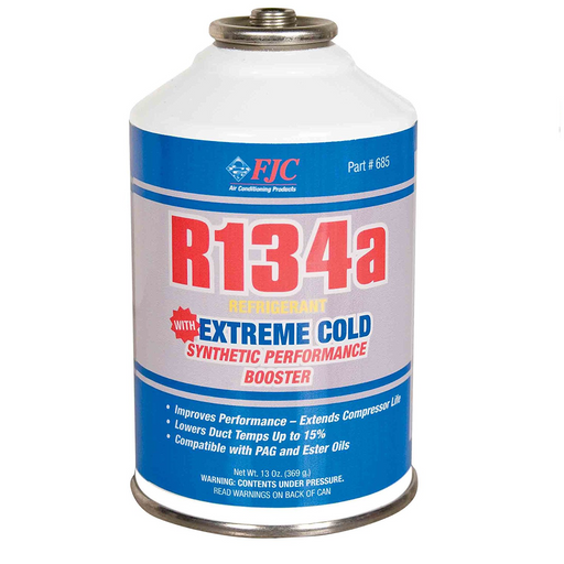 FJC 685 R134a with Extreme Cold Synthetic Performance Booster - 13 oz.