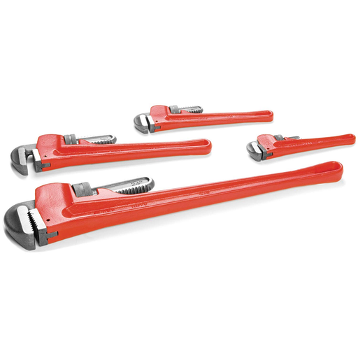 Performance Tool W1136 4-Piece Heavy Duty Pipe Wrench Set 8",10", 14" and 24"